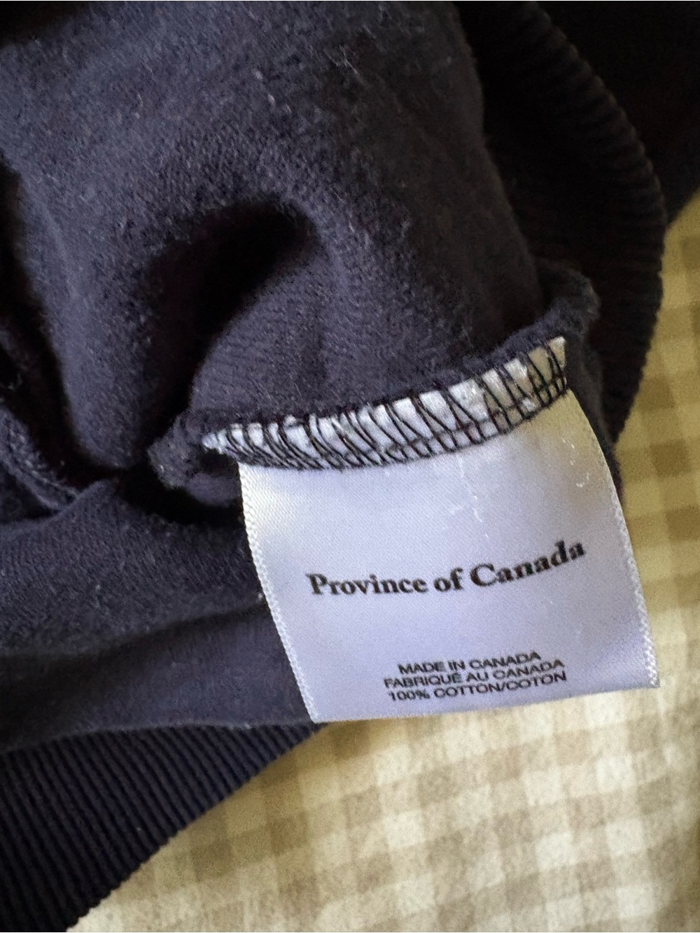 Province of Canada Reverse Fleece Pullover - Picture 3 of 5